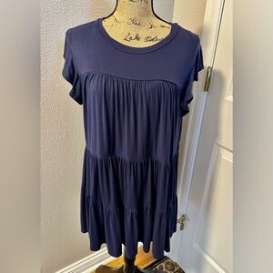 Blue Rain Flowy T-Shirt, Size Small, but fits size large (From Francisca’s)